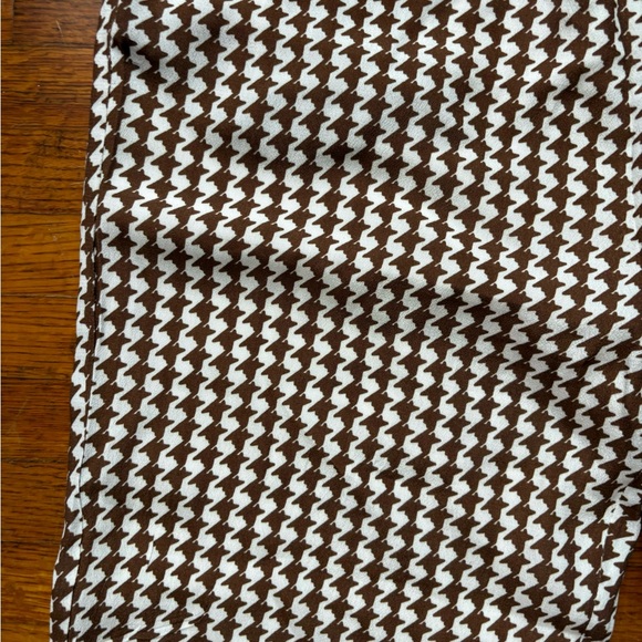 Anthropology Charlie Holiday Lola Chocolate Houndstooth Pants S - Picture 7 of 12
